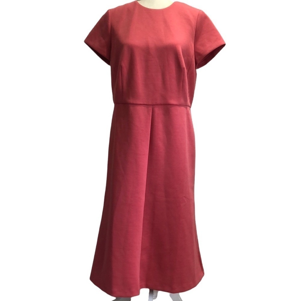 Ann Taylor peach salmon dress Sz 14 petite New with Tags